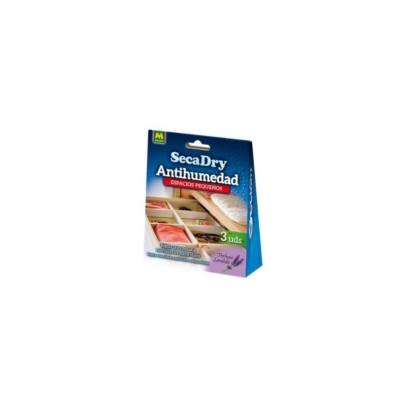 SECADRY Bolsa antihumedad en gel para espacios pequeños (3 x 30 gr) MASSÓ C1/12