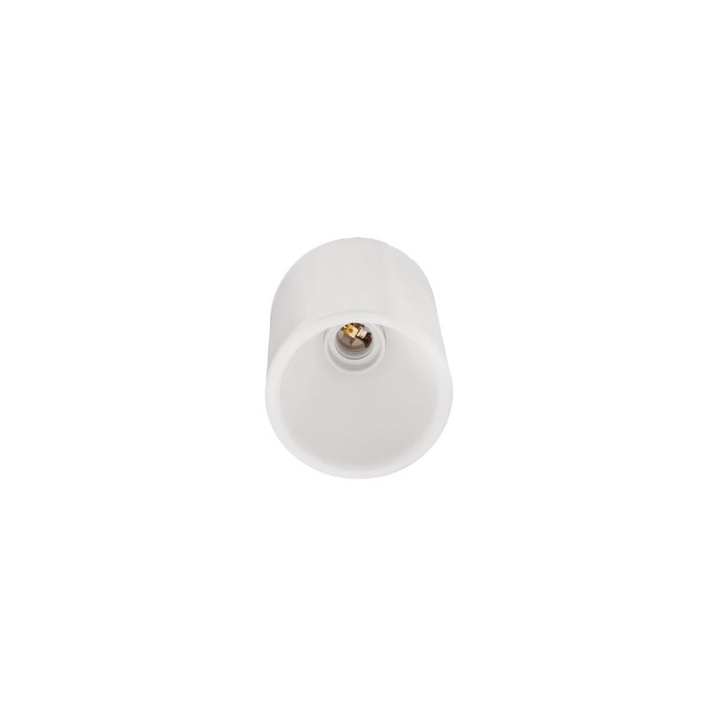 Portalámpara E27 Superficie Alto Blanco GSC