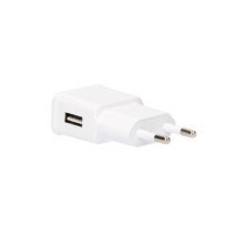 Cargador 1 toma USB 5V/1A Blanco Blister 230V GSC C1/300