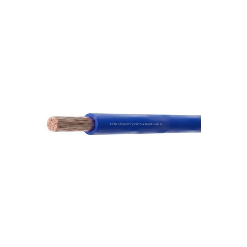 Cable unipolar flexible 1x1,5mm Azul Rollo 200m ASCABLE