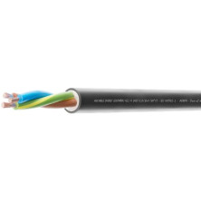 Cable manguera redonda 3x1,5mm Negro PVC Rollo 100m ASCABLE