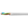 Cable manguera redonda FLEXIBLE 3x1mm Blanco PVC Rollo 100m ASCABLE