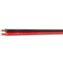 Cable paralelo rojo negro audio 2x1,5mm Rollo 100m ASCABLE
