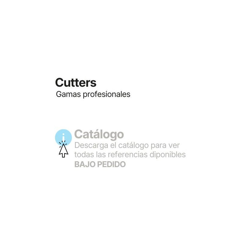 Consulte toda la gama de cutters profesionales descargando el catálogo DOGHER