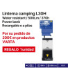 Linterna LED Outdoor H30R RECARGABLE Camping 500Lm Híbrida (Puede funcionar con 3 pilas AAA