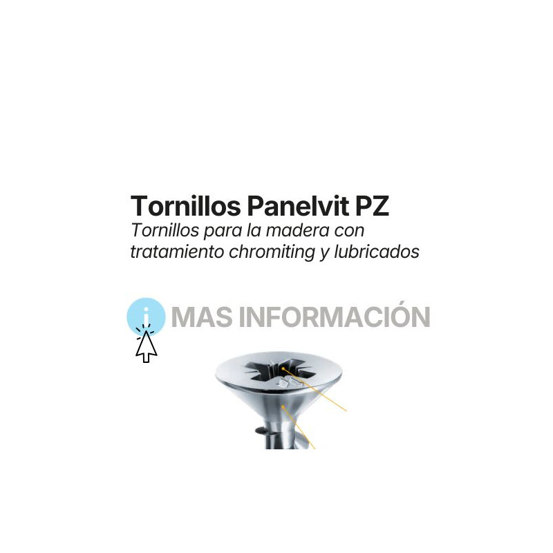 Consulta toda las gamas de tornillos PZ para madera en el catálogo MUSTAD