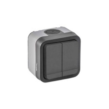 Mecanismo superficie estanco Serie AQUARIS Conmutador Doble 10A-220V IP55 FAMATEL