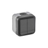 Mecanismo superficie estanco Serie AQUARIS Conmutador Doble 10A-220V IP55 FAMATEL