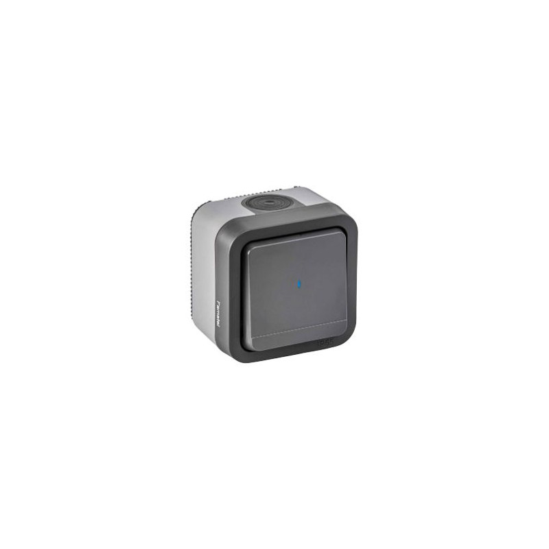 Mecanismo superficie estanco Serie AQUARIS Pulsador Led 10A-220V IP55 FAMATEL