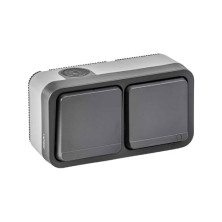 Mecanismo superficie estanco Serie AQUARIS Conmutador + Base Horizontal 16A-220V IP55 FAMATEL