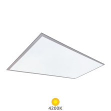 Panel LED Rectangular 60w 4200K 6000Lm EMPOTRABLE Marco Níquel 120x60cm Luena GSC