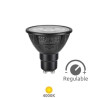 Bombilla Dicroica LED GU10 ((( REGULABLE ))) 5,4w 4000K 600Lm 220V CRi97 NITRA SILVER