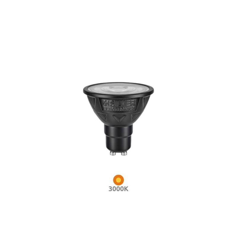 Bombilla Dicroica LED GU10 6,5w 3000K 900Lm 220V CRi97 NITRA SILVER