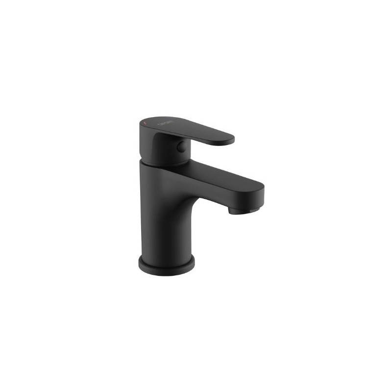 Grifo Monomando lavabo Negro Mate Diámetro 49mm 3/8 Serie Roma GIFONT