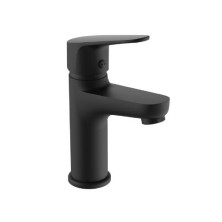 Grifo Monomando lavabo alto Negro Mate Diámetro 49mm 3/8 Serie Roma GIFONT
