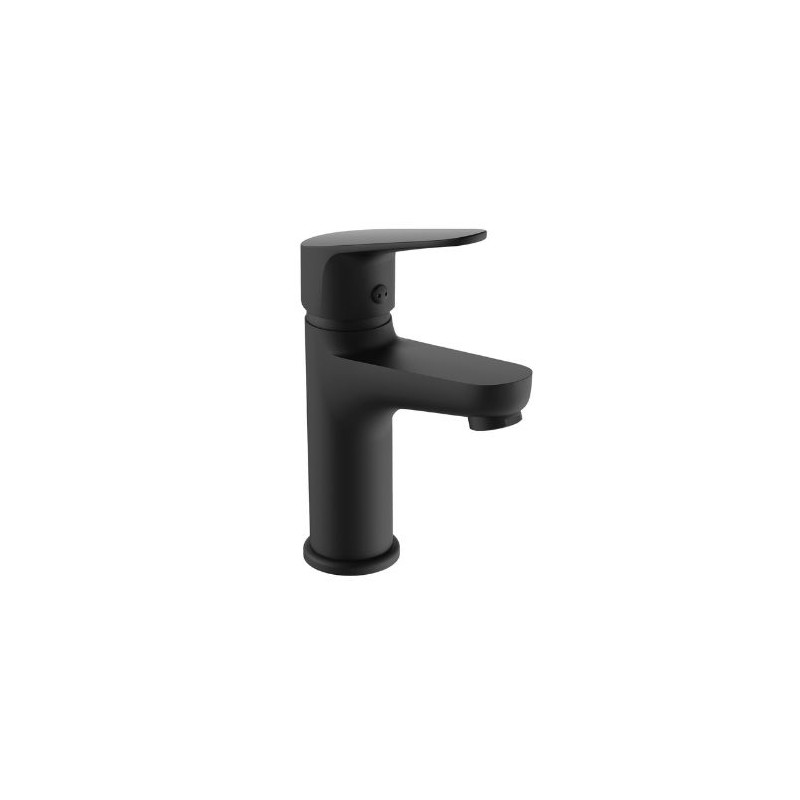 Grifo Monomando lavabo alto Negro Mate Diámetro 49mm 3/8 Serie Roma GIFONT