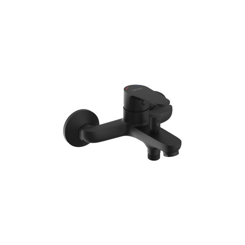 Grifo Monomando bañera Negro Mate Serie Roma GIFONT