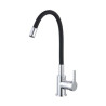 Grifo Monomando cocina con caño flexible Cromado y Negro Mate Serie Roma GIFONT