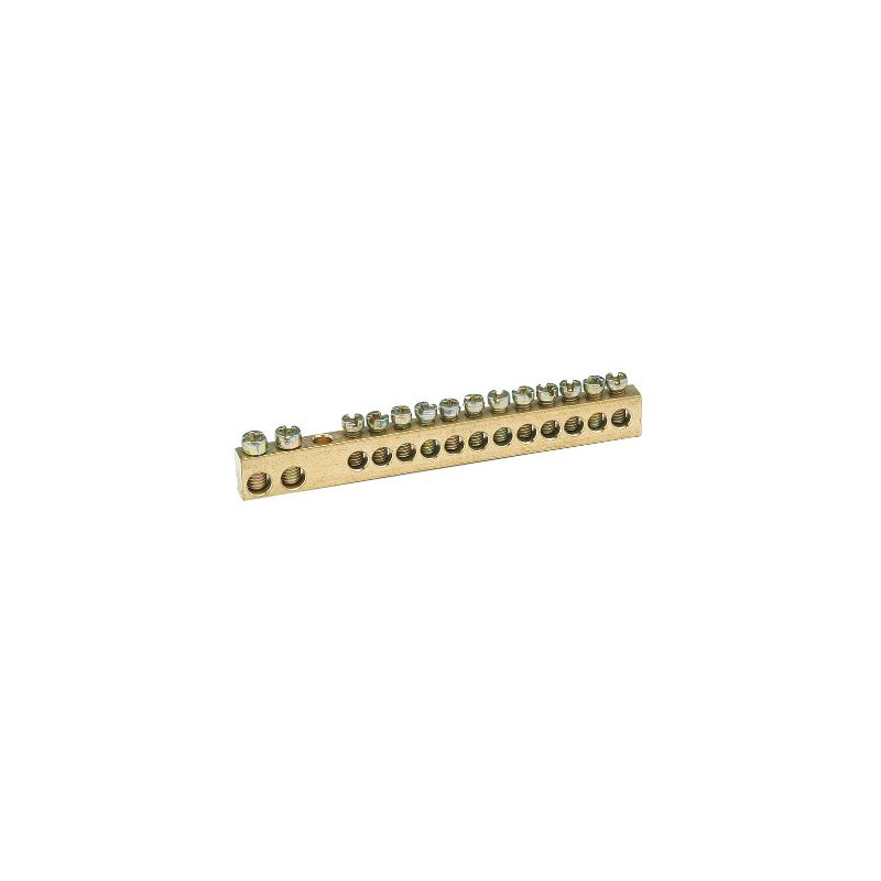Regleta de conexión neutro y tierra 2x16mm + 12x10mm FAMATEL