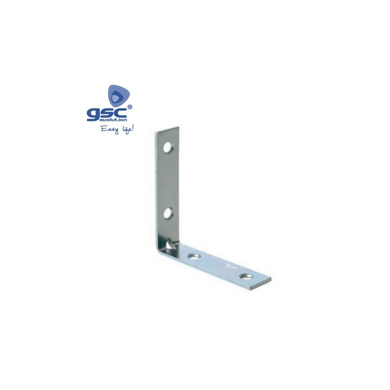 Ángulo recto de refuerzo 100x100x22mm Cinc GSC C24/480