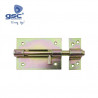 Pasador cerrojo con orificio para Candado 128mm ancho x 70mm alto bricomatado GSC C10/60