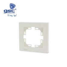 Embellecedor Serie GAMMA 1 modulo Recto Blanco GSC C42/420