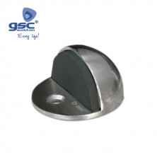 Tope puertas Diámetro 45x25 níquel satín semiesferico para atornillar GSC C50/500