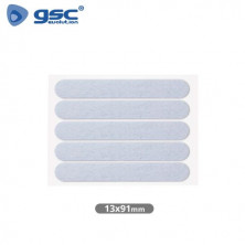 Fieltro adhesivos cuadrado 13x91mm - Blanco Pack 5 Fieltros GSC /100