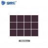 Fieltro adhesivos cuadrado 20x23mm - Marrón Pack 12 Fieltros GSC C1/100