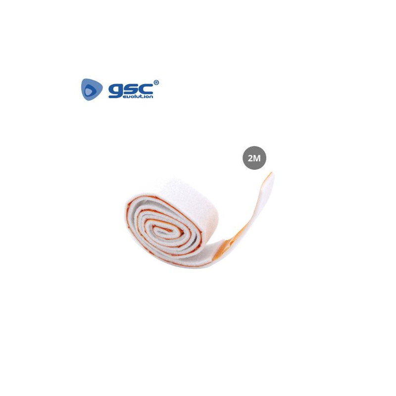 Fieltro adhesivos muebles 25mmx2m - Blanco Rollo GSC /100