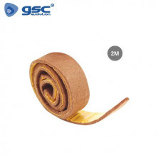 Fieltro adhesivos muebles 25mmx2m - Marrón Rollo GSC C1/100