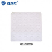 Gotas protectoras adhesivas Diámetro 9x2mm Pack 25 gotas GSC C1/100
