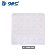 Gotas protectoras adhesivas Diámetro 10x5mm Pack 25 gotas GSC C1/100