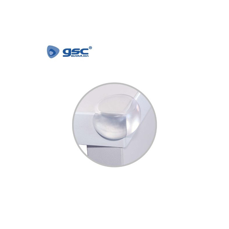 Protector de esquinas silicona transparente Set de 4 unidades GSC C1/100
