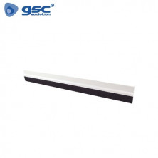 Burlete adhesivos PVC con flecos 1m Blanco GSC C24/96