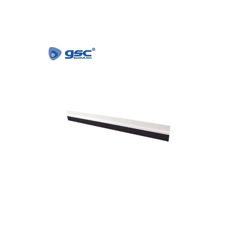 Burlete adhesivos PVC con flecos 1m Blanco GSC C24/96