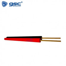 Cable paralelo rojo negro 2x1mm Rollo 100m GSC C1/1