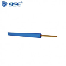 Cable unipolar flexible 1x1,5mm Azul Rollo 100m GSC
