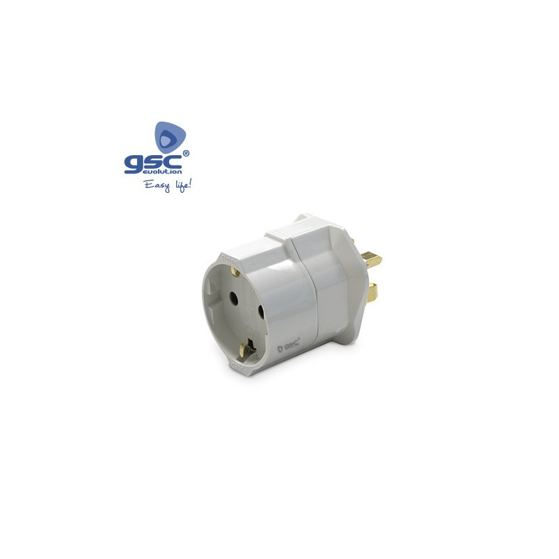 Adaptador Inglés - Europeo 10A-220V GSC C10/200