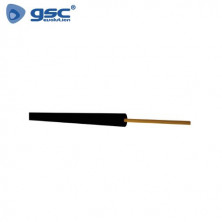Cable unipolar flexible 1x1,5mm Negro Rollo 100m GSC C1/5