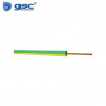 Cable unipolar flexible 1x1,5mm Verde Amarillo Rollo 100m GSC C1/5