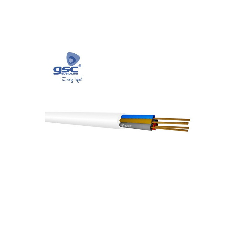 Cable apantallado 6 conductores libre halogenos Rollo 100m GSC