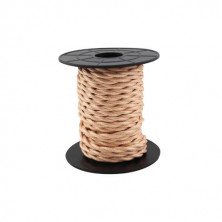 Cable textil 10m 2x0,75mm trenzado Cobre GSC C1/10