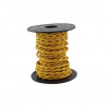 Cable textil 10m 2x0,75mm trenzado Dorado GSC C1/10