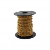 Cable textil 10m 2x0,75mm trenzado Amarillo ÚLTIMAS UNIDADES