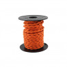 Cable textil 10m 2x0,75mm trenzado Naranja GSC /40