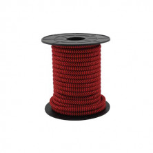 Cable textil 10m 2x0,75mm Rojo Negro GSC /40