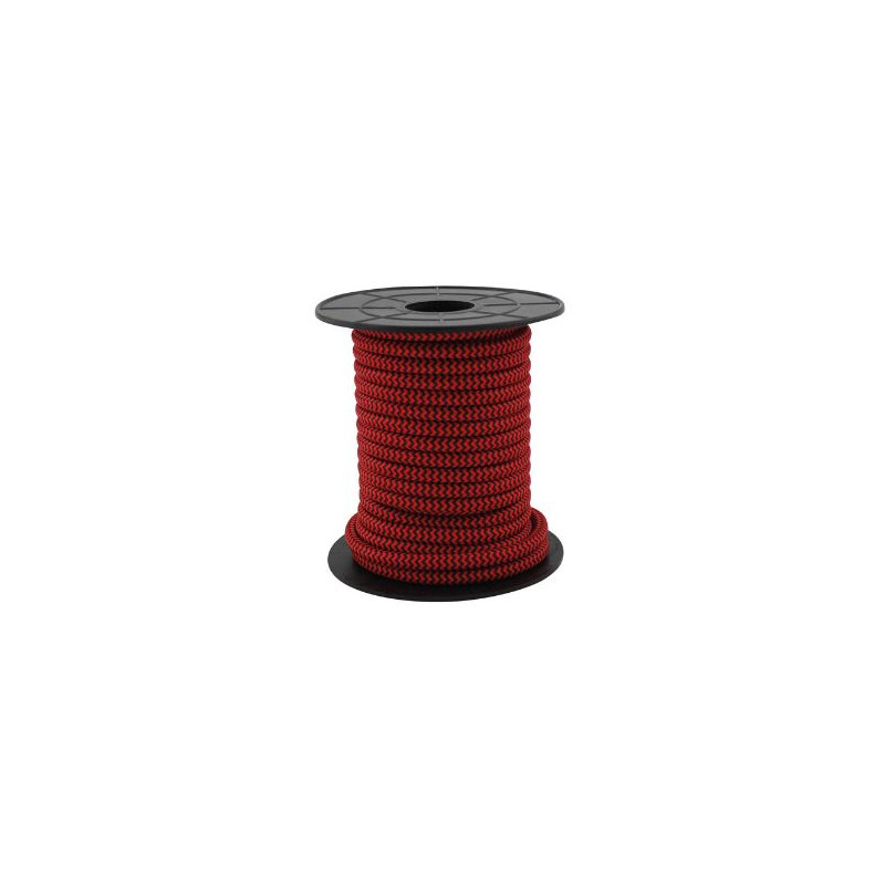 Cable textil 10m 2x0,75mm Rojo Negro GSC C1/40