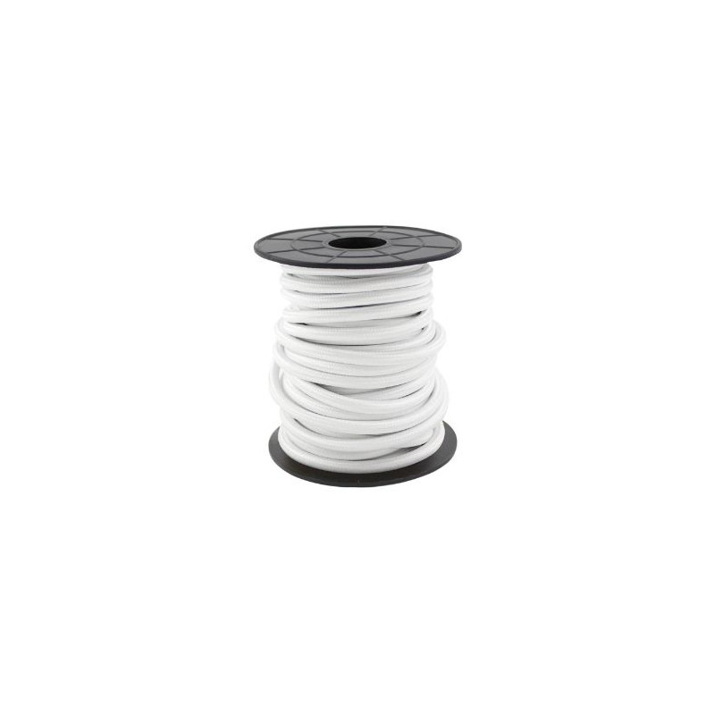 Cable textil 10m 2x0,75mm Blanco GSC C1/10