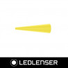Cono de señalización Amarillo para P7 CORE LEDLENSER